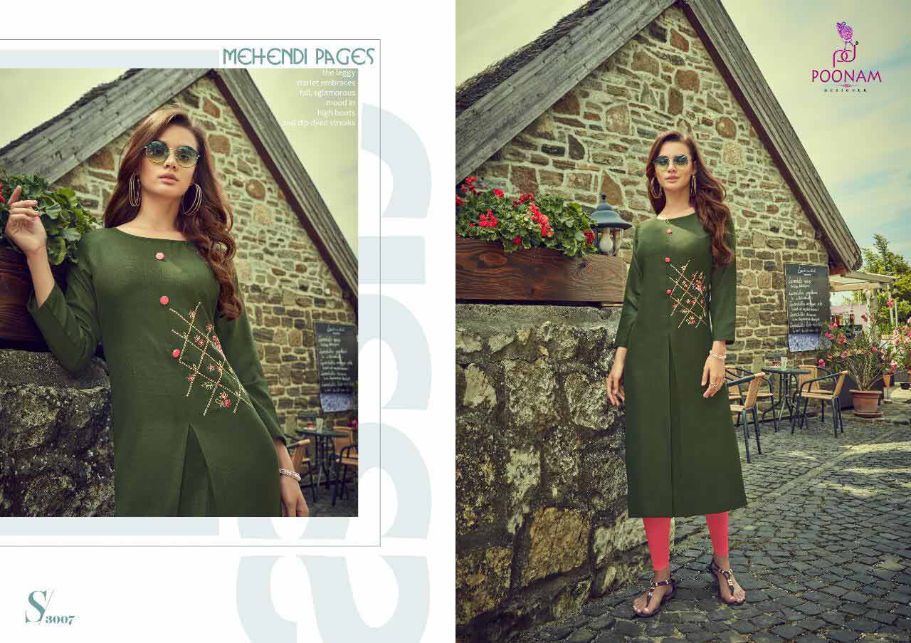 Poonam Designer Riva Vol-3 Cotton Kurti Clothing Poonam Designer Riva Vol-3 Cotton Kurti Clothing